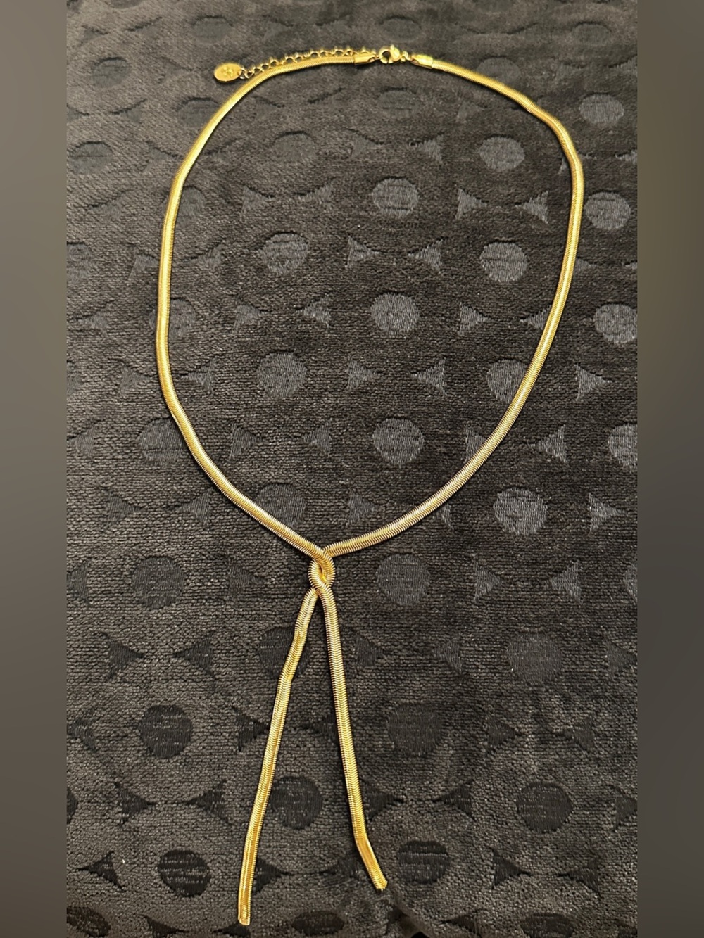 Priscilla Necklace~Gold Knot Lariat - Women Jewelry*Plunder*New in box!